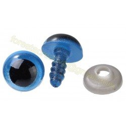 Ochi jucarii cu iris albastru - 10mm *20 bucati*